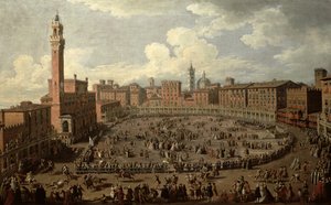 Der Palio, Piazza del Campo, Siena