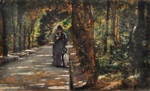 Verabredung im Wald von Portici von Giuseppe or Joseph de Nittis
