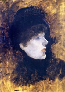Porträt von Henriette Rosine Bernard genannt Sarah Bernhardt (1844-1923) - von De Nittis