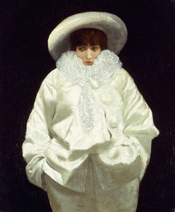 Sarah Bernhardt als Pierrot von Giuseppe or Joseph de Nittis