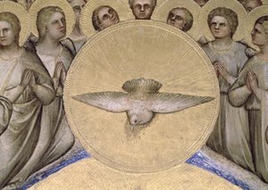 Die Taube des Heiligen Geistes, 1360-70 von Giusto di Giovanni de Menabuoi