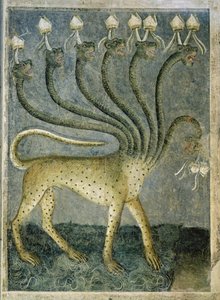 Das siebenköpfige Tier, das aus dem Meer kommt, 1360-70