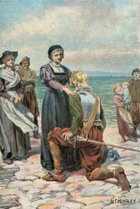 Illustration zu Westward Ho! von Charles Kingsley von Godfrey C. Hindley