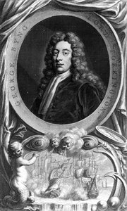 George Byng, 1. Viscount Torrington, graviert von Jacobus Houbraken, 1747