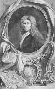 Porträt von Thomas Marquis of Wharton (1648-1715), graviert von Jacob Houbraken, veröffentlicht von P. Knanton, 1744 von Godfrey Kneller