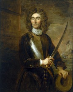 Porträt von Vizeadmiral John Benbow (1653-1702)