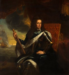 Porträt des Statthalterkönigs Wilhelm III. (1650- 1702) von Godfried Schalcken