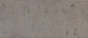 Detail (Fünf Tributpferde) von Gonglin Li