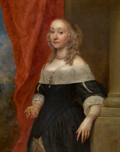 Porträt einer Dame von Gonzales Coques