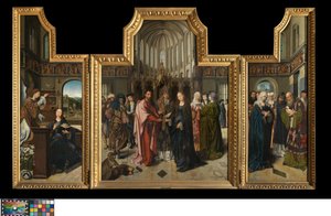 Das Colibrant-Triptychon von Goossen van der (1465 c.1538) Weyden