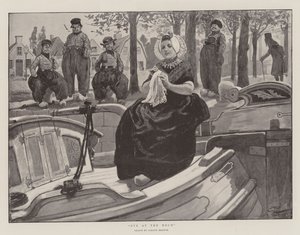Eva am Steuer von Gordon Frederick Browne