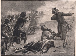 Montgomerys Angriff auf die Unterstadt, Quebec 1775 von Gordon Frederick Browne