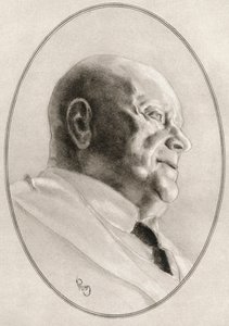 Jean Sibelius, geboren als Johan Julius Christian Sibelius, aus „Lebende Biographien großer Komponisten“