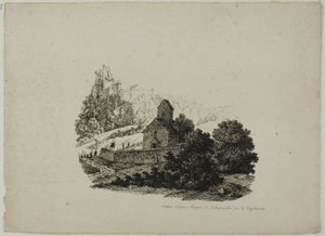 Landschaft mit Prozession