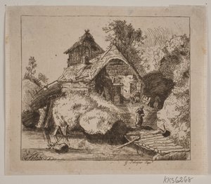 Altes Bauernhaus von Gottfried Schaper
