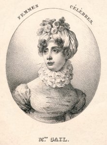 Mme. Gail, frühes 19. Jahrhundert von Gottfried or Godefroy Engelmann