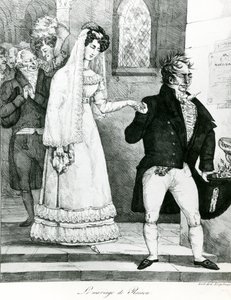 Die Vernunftehe, 1822 von Gottfried or Godefroy Engelmann