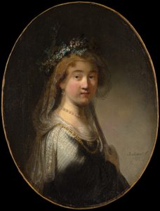 Eine junge Frau als Schäferin