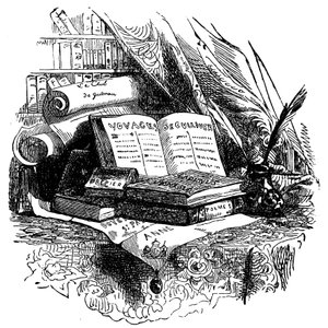 Illustration für Gullivers Reisen von Jonathan Swift von Grandville (1803 47)