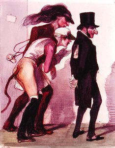 Szene vom Pariser Karneval, ca. 1840