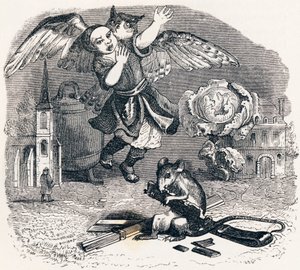 Der untreue Verwalter - Fabeln von La Fontaine von Grandville