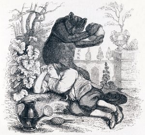 Der Bär und der Gartenliebhaber - Fabeln von La Fontaine