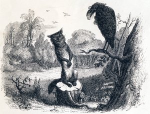 Der Rabe und der Fuchs von Grandville