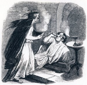 Der Betrunkene und seine Frau von Grandville