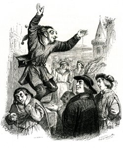 Der Narr, der Weisheit verkauft: La Fontaines Fabel von Grandville (1803 47)