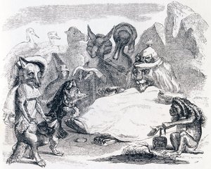 Der Löwe, der Wolf und der Fuchs von Grandville