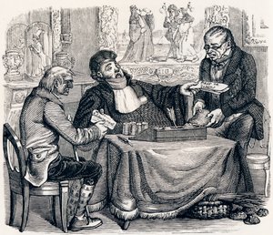 Die Auster und die Streitenden - Fabeln von La Fontaine
