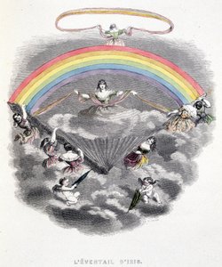 Der Bereich der Iris - in „Eine andere Welt“ von Grandville von Grandville