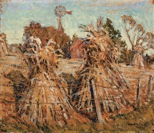 Das Kornfeld von Grant Wood