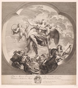 Personifikation der Zeit, die die Wahrheit enthüllt