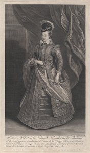 Porträt von Johanna von Österreich, Großherzogin der Toskana, ca. 1707