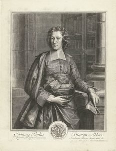 Porträt von Jean Paul Bignon Joannes Paulus Bignon Abbas (Titel auf Objekt) von Gérard Edelinck