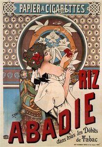 Werbeplakat für das Seidenpapier Abadie, 1898 von Gray