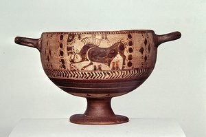 Schwarzfigurige Kotyle, ca. 600-500 v. Chr.
