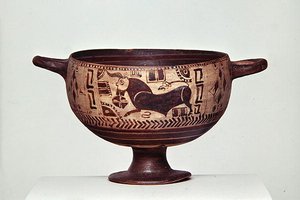 Schwarzfigurige Kotyle, ca. 600-500 v. Chr.