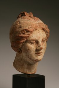 Kopf einer Frau, hellenistische Periode, 3.-1. Jahrhundert v. Chr.