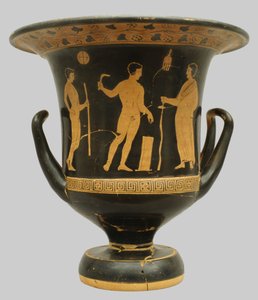 Glockenförmiger Krater aus Pisticci, Italien von Greek School