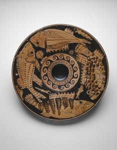 Fischteller, 400-350 v. Chr.