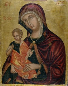 Madonna und Kind von Greek School