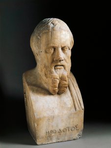 Büste von Herodot, 4. Jahrhundert v. Chr. (Marmorskulptur)