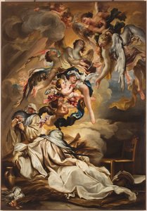 Tod der hl. Scholastika, ca. 1700
