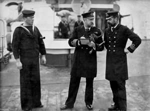 Eine Nachricht für den Kapitän des Schlachtschiffs HMS Magnificent, 1896 von Gregory and Co
