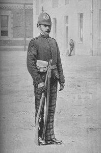 Sergeant, The Cameronians Scottish Rifles, um 1880 von Gregory and Co