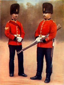 Sergeant und Soldat der Dubin Fusiliers