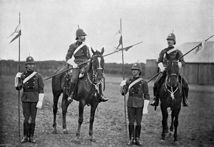 Reiter der südaustralischen Kavallerie, 1896 von Gregory and Co