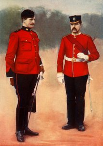 West Surrey Adjutant und East Surrey Sergeant-Major, 1901